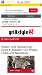 Mobile Screenshot of grillstyle.de